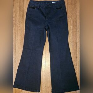 Marks & Spencer Collection Mid Rise Flared Jeans Size US 10 / UK 14